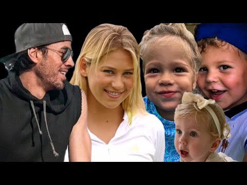 Enrique Iglesias With His Family Anna Kournikova And 3 Children - Hero