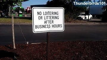 LEGAL LOITER LITTER | Microsoft Sam reads Signs and Errors (Episode 4)