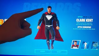 How to Unlock SHADOW SUPERMAN SKIN STYLE in Fortnite! (Fortnite Shadow Superman)