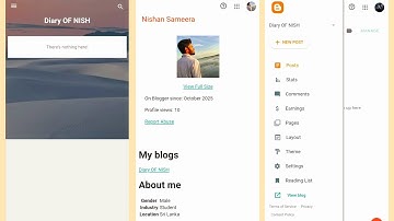 Blog එකක් හදලා Profile එක Edit කරන ආකාරය | how to create a blog in blogger in Sinhala 2025 