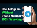How To Use Telegram Without Phone Number 2024 (Step By Step Guide)