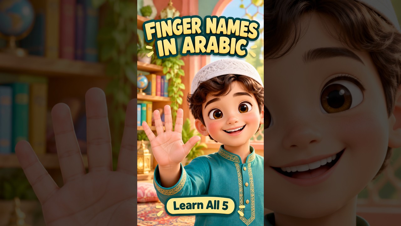 Finger Names in Arabic | Learn All 5 in 10 Seconds