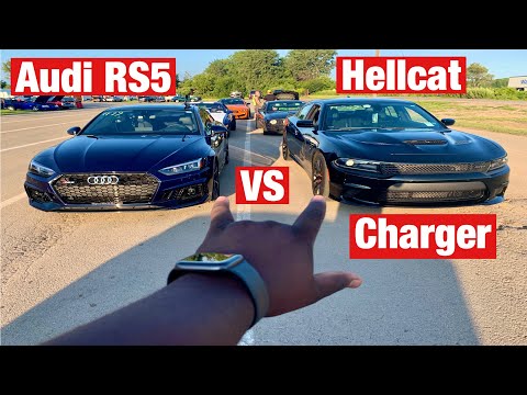 Audi RS5 VS Dodge Charger Hellcat