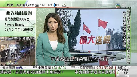 無綫7:30 一小時新聞 TVB News｜洪為民生日會群組共兩人確診 曾參加派對170人均須隔離檢疫2 ｜重慶有食堂爆炸倒塌 ｜泰加保險稱向的士退保屬商業決定 批保監局刻意刁難｜20220107 - 天天要聞