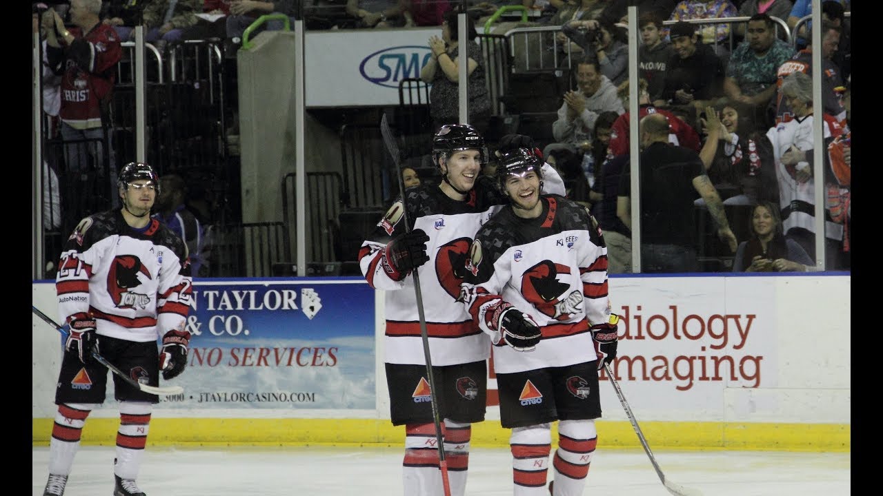 Corpus Christi Ice Rays vs Shreveport Mudbugs Warm Up 