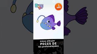 Cómo dibujar PECES fácil en un minuto #cancionesinfantiles #dibujosparaniños