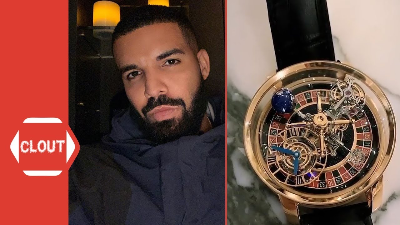 Drake Shows Off His New $600K Roulette Wheel Watch! - YouTube