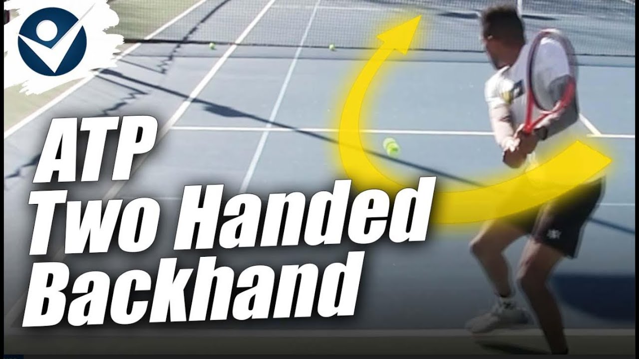 Two Handed Tennis Lesson 5 Steps to an ATP Two Handed Backhand YouTube