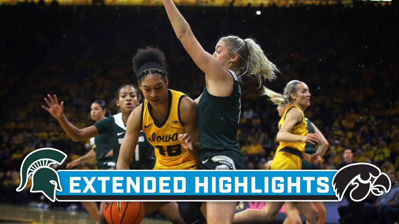 Spartan Women's Basketball Edged by No. 4/3 Iowa, 76-73, Tuesday