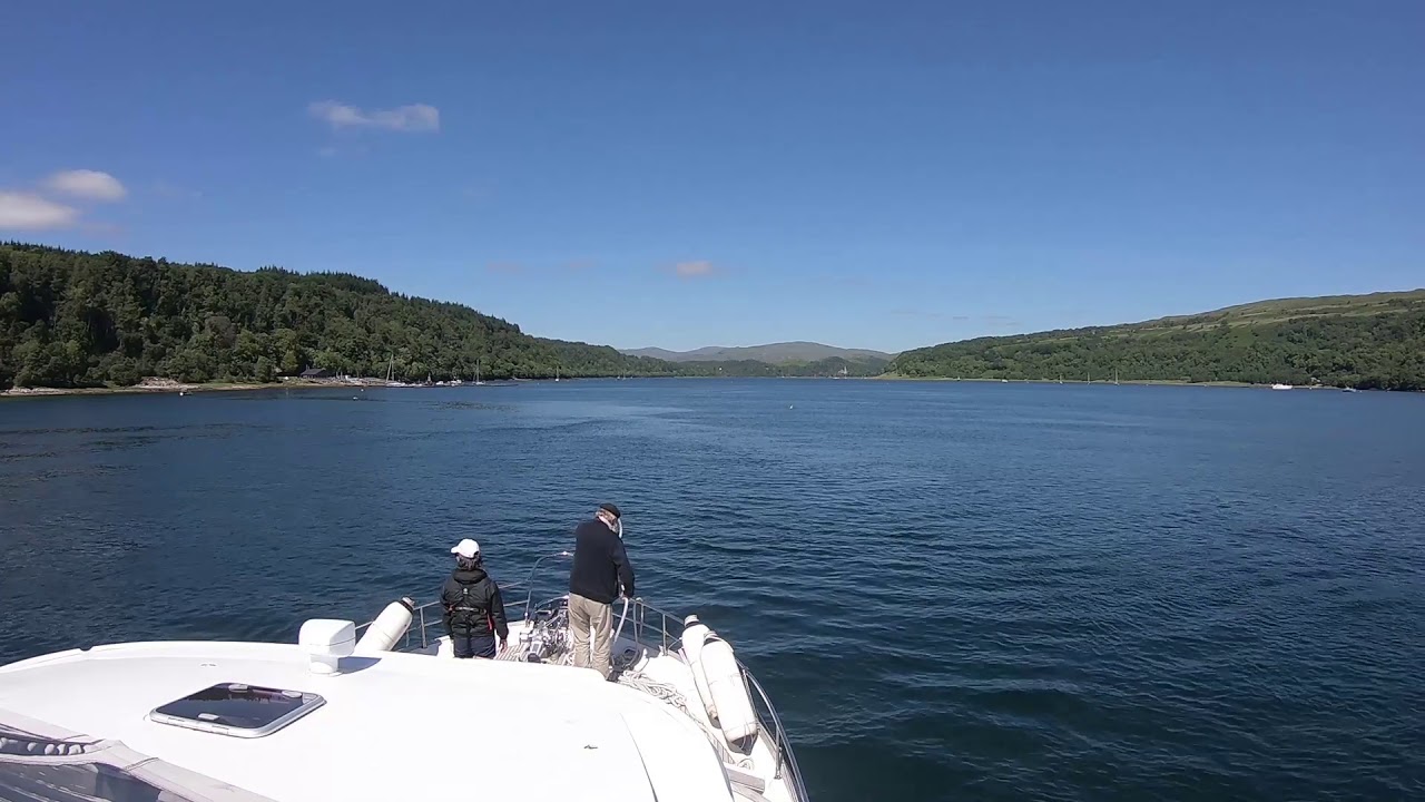 Approaching Lochaline Harbour.