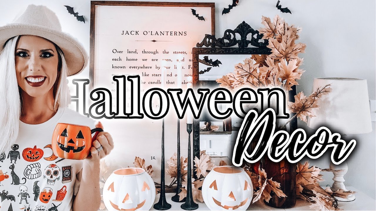 HALLOWEEN DECORATE WITH ME HALLOWEEN DECORATING IDEAS HALLOWEEN