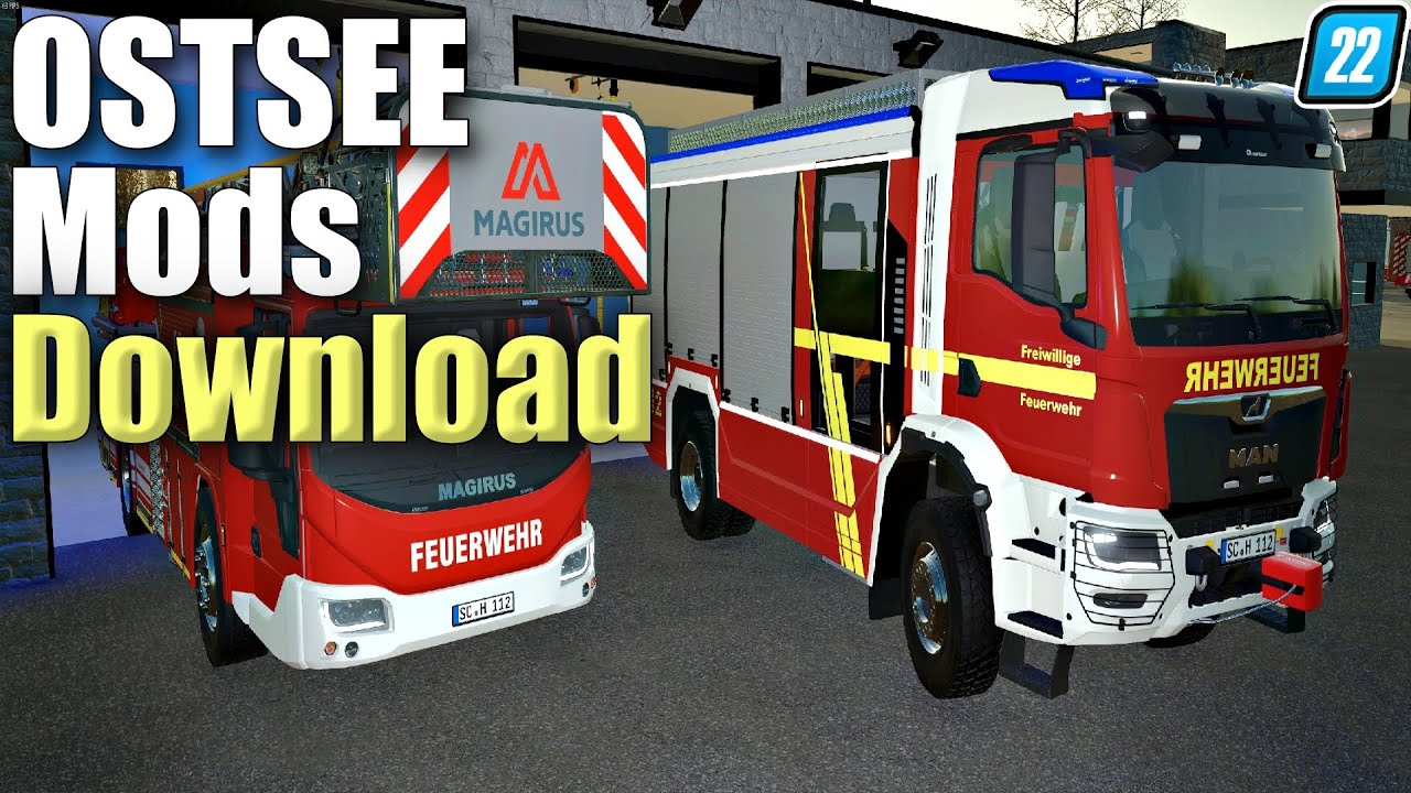 LS22 - Alle Feuerwehr Mods aus dem Projekt Ostsee zum Download