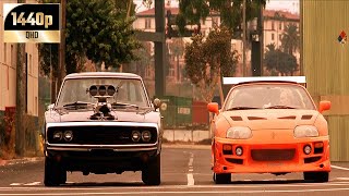 Rapido y Furioso (2001) Toretto vs Brian Final Latino 1440p