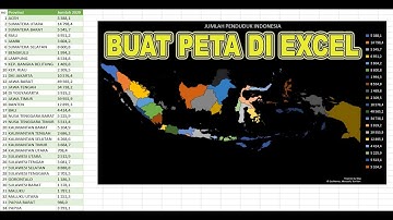 Cara Mudah Untuk Membuat Peta di Excel