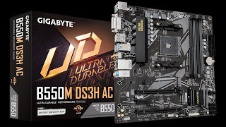 GIGABYTE B550M DS3H AC 🎯  Motherboard Unboxing and Overview