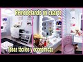 COMO REMODELAR UN CUARTO PEQUEÑO CON POCO DINERO