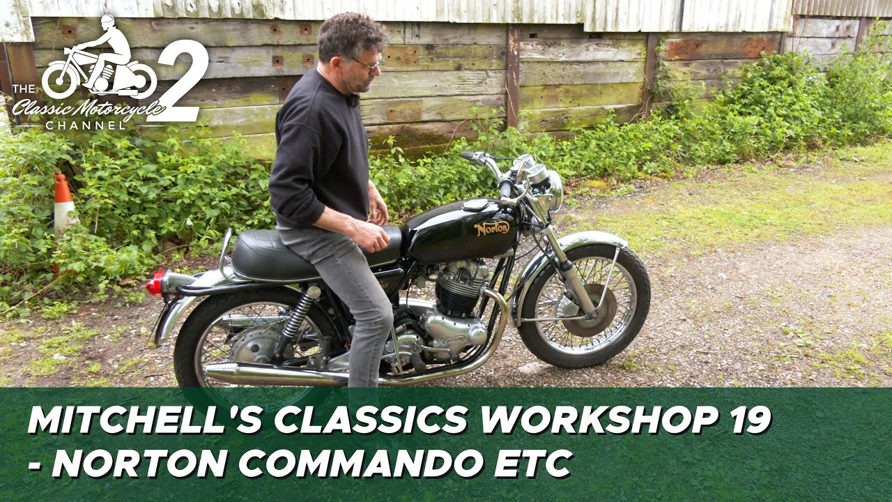 Basic Motorbike Workshop Video Log 19 – Norton Commando and many others