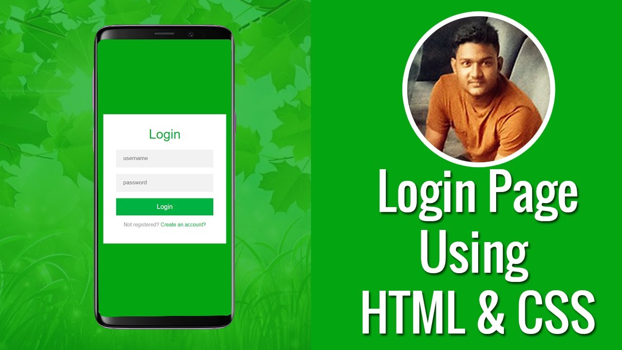 Facebook Login Page Design With Html Css Youtube