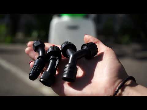 Мобільний обприскувач 12 В 40 л Helper HP - 1169 розпилювач добрив на колесах оприскувач на візку садовий обприскувач, видео 1