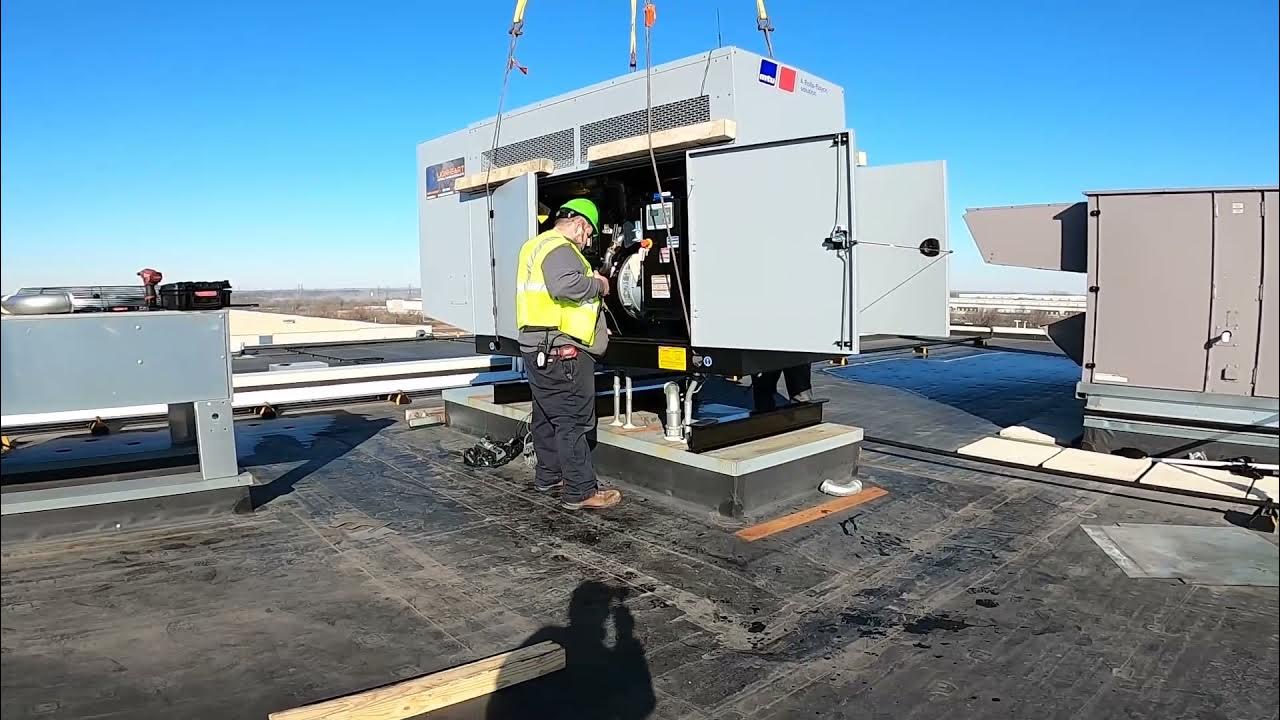 Rooftop Generator Install YouTube