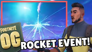 Fortnite Og Rocket Event... Reaction? Ft. Agent 14
