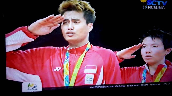 Saat Lagu Indonesia Raya Berkumandang di Olympiade Brazil