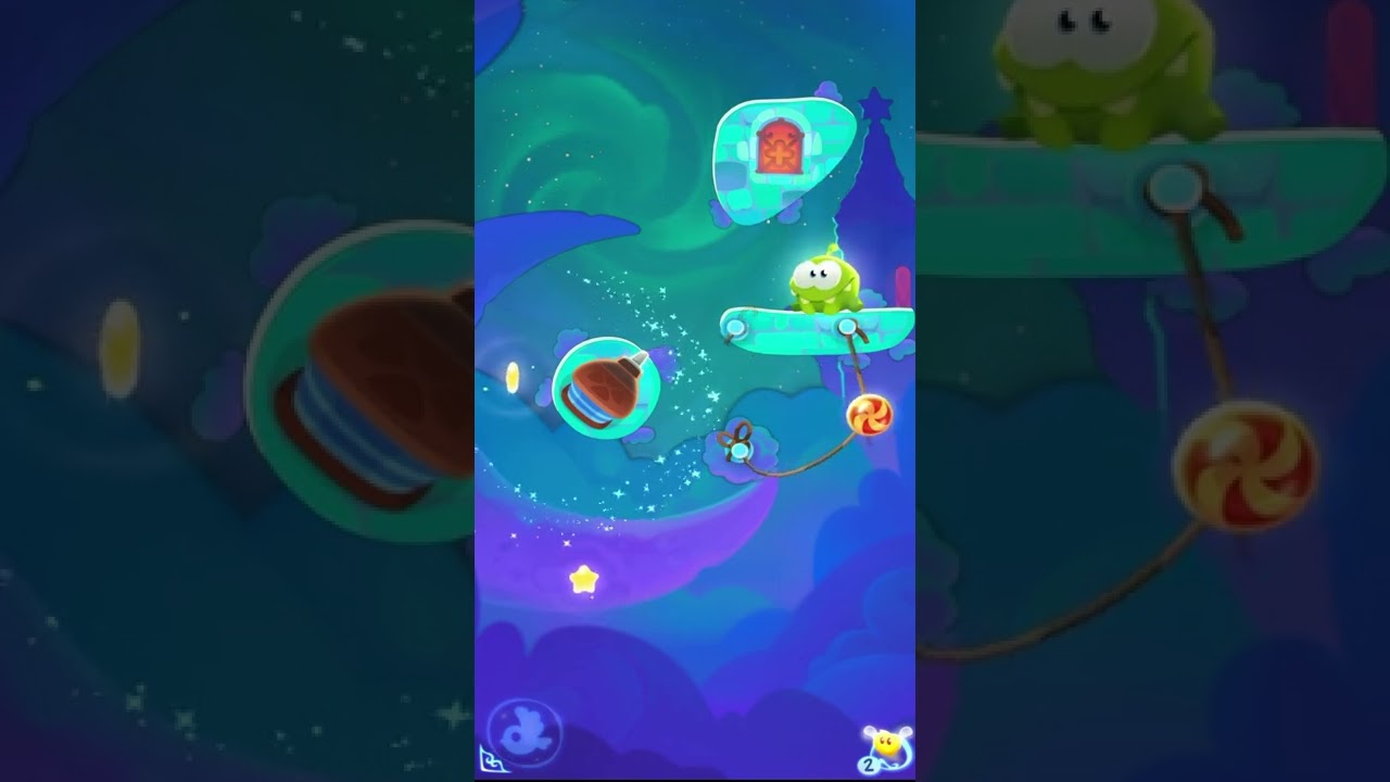Relaxing Cut The Rope:Magic Gameplay | Sky Castle | Level 9