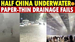 Download lagu Half Of China Underwater: “Paper-Thin” Drainage Fails, Shanghai Station Turns Into A Waterfall