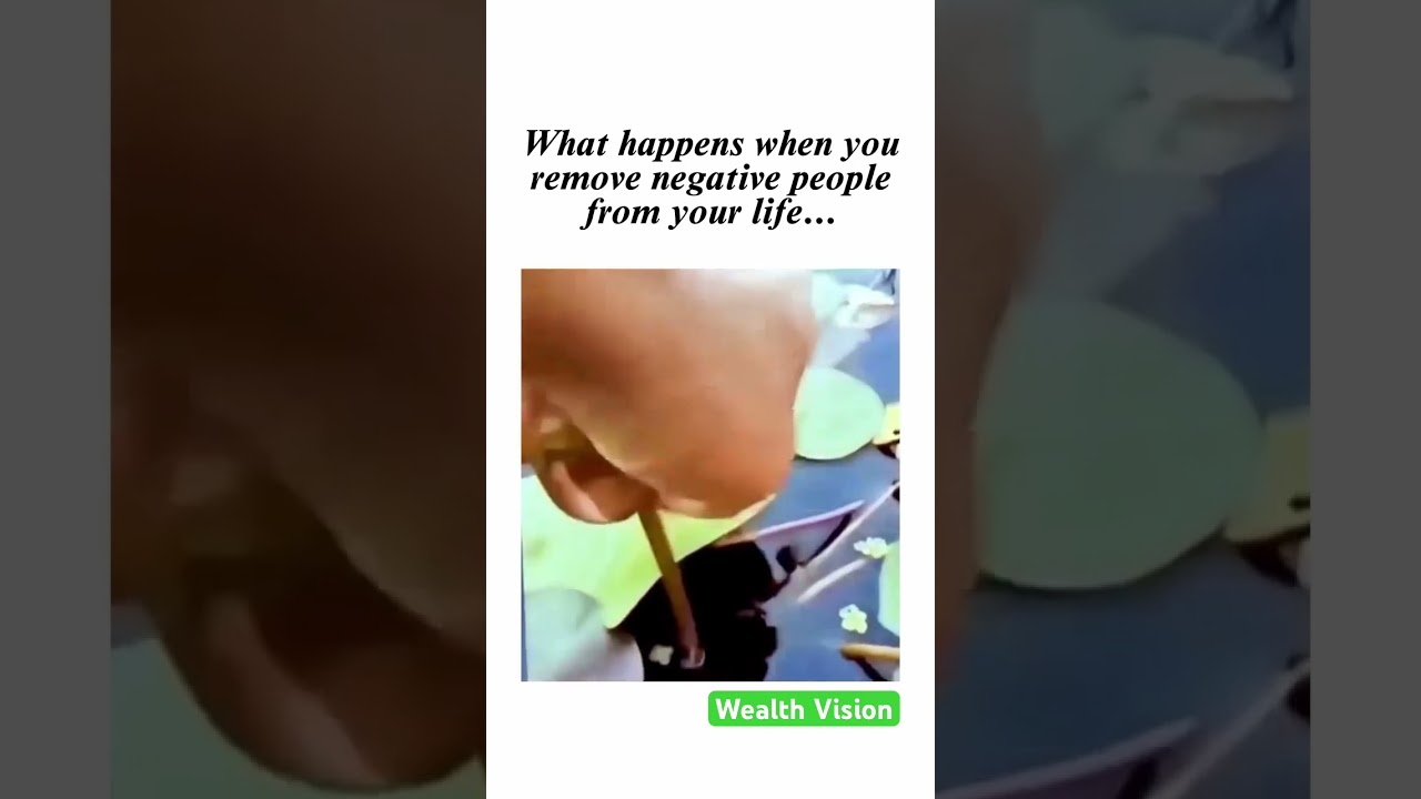 Remove Negative People from your Life 