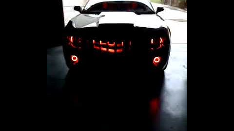 2010 Camaro Red halos/ knight rider kit