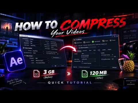 How to Compress Your Videos | After Effects + Handbrake Tutorial