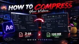 Details How to Compress Your Videos | After Effects + Handbrake Tutorial Guide