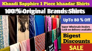 Original Brand Sapphire Khaadi Khaadar 1 Piece Shirts | Wholesale dealers| Winter Collection