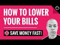 How to SAVE MONEY FAST with LOWER BILLS | 8 x Ways to Reduce Monthly Outgoings!