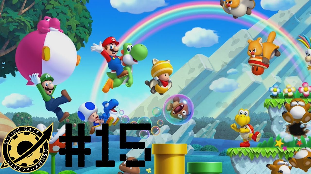 15 Wii U版スーパーマリオブラザーズ実況プレイ - YouTube