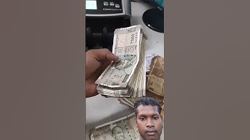 500 Notes Money Counting | Machine #shorts ....