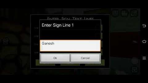 Showing things that I made in mini block craft 3d by Ganesh