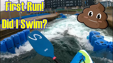 Cardiff Whitewater Course CIWW - My first run ever! Did I capsize??