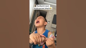 KARDEŞİMİ SİNİR ETTİM!😂❤️ #shorts  #keşfet