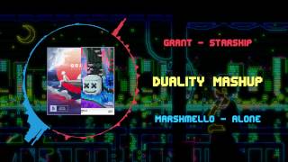 Grant - Starship VS Marshmello - Alone ~ [Duality Mashup]