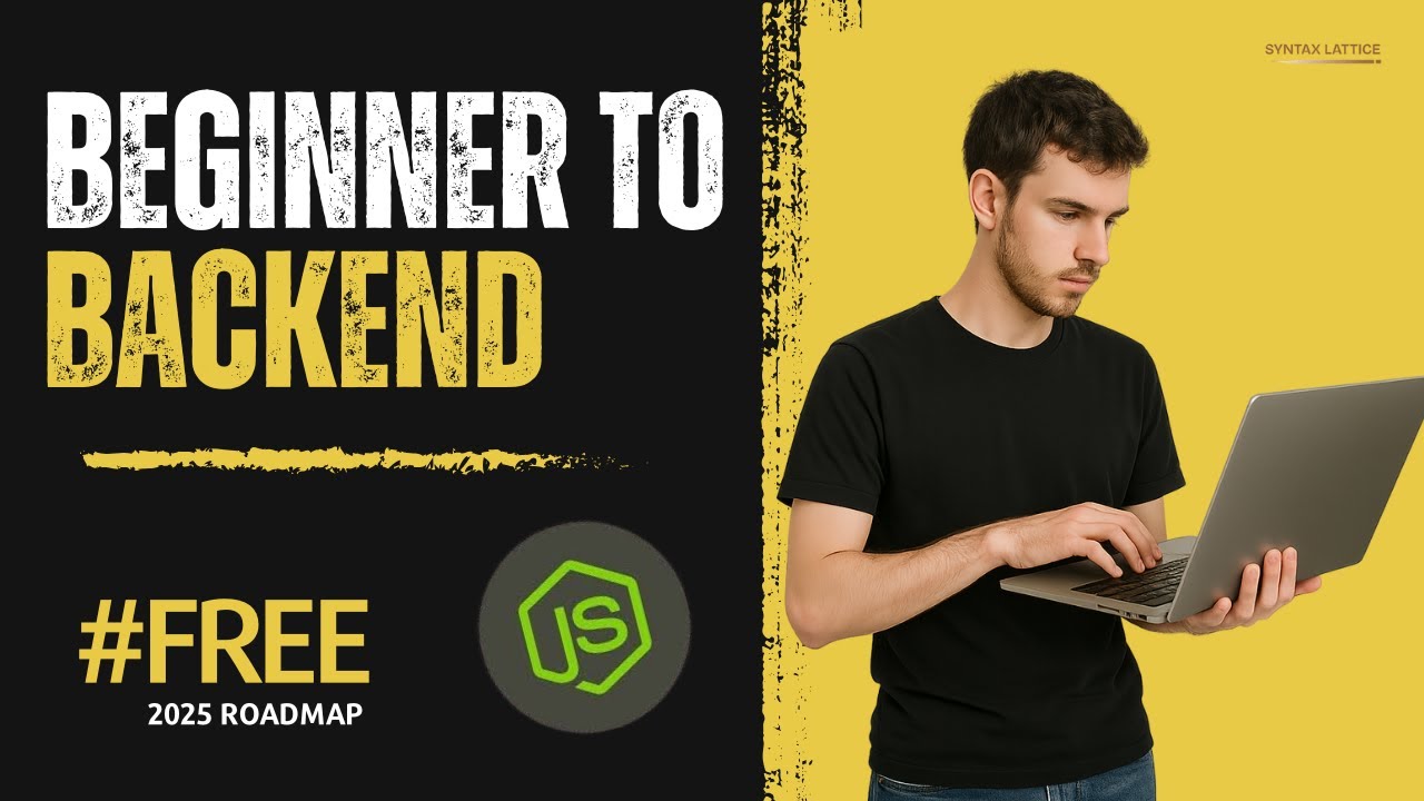 Learn Node.js for FREE in 2025 🚀 (Full Roadmap) - YouTube