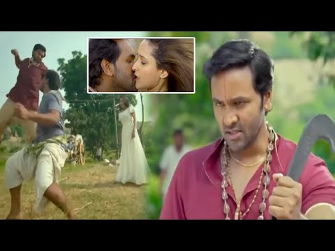 Manchu Vishnu Pragya Jaiswal Kiss Scene | Achari America Yatra Movie Scene | Cinema Theatre