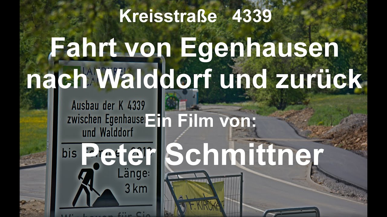 Sanierte Kreisstraße 4339 Egenhausen-Walddorf