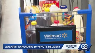 Walmart expands 30-minute delivery service to 33 markets, including some Gulf Coast locations