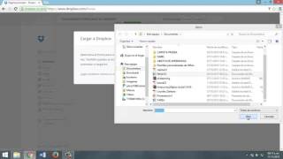 Como subir un Archivo a Dropbox