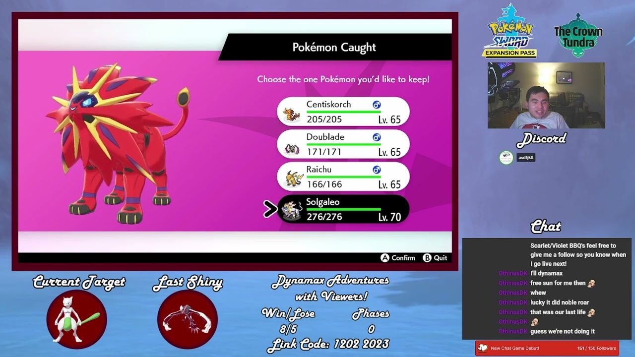 Solgaleo Shiny Reaction - Pokemon Sword/Shield