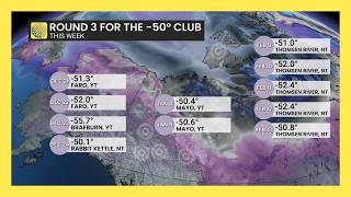 The -50° Club: Polar Vortex Brings Jaw-Dropping Temperatures to Regions of Canada | #extremecold