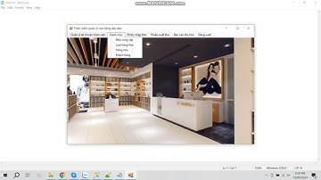 Đồ án Phần mềm Quản lý bán giày giép C# Winform SQL SERVER