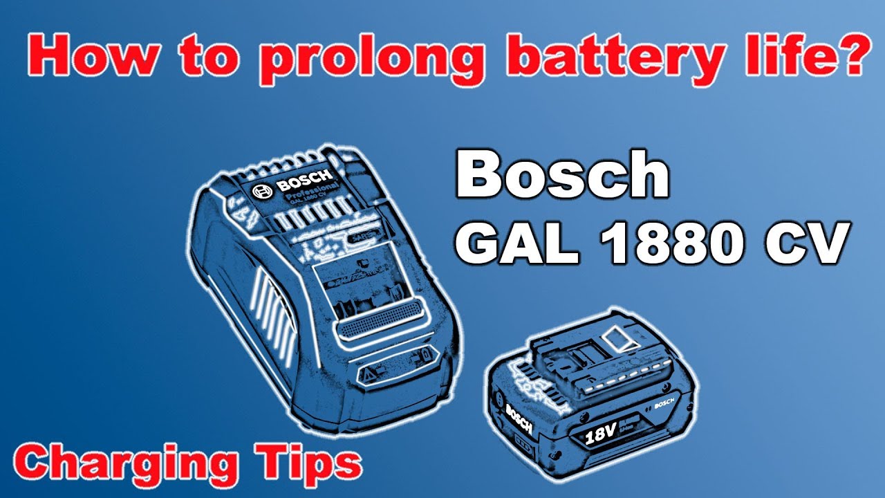 Bosch 18V 5Ah Batteries + GAL1880CV Charger