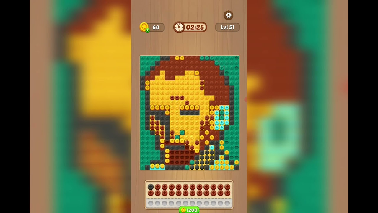 Twisty sort screw puzzle level 51 solution and walkthrough 